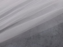 Load image into Gallery viewer, CAMILLA - two-tier layer fingertip length veil with a simple square cut edge