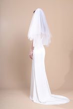 Load image into Gallery viewer, SOPHIA - Double Layer Waist Length Wedding Veil