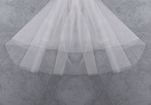 Load image into Gallery viewer, SOPHIA - Double Layer Waist Length Wedding Veil