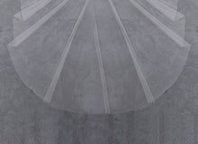 Load image into Gallery viewer, ISABELLA - one layer fingertip length barely-there cut veil in Italian style tulle