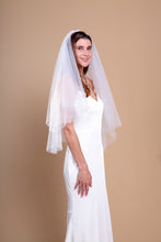Load image into Gallery viewer, SOPHIA - Double Layer Waist Length Wedding Veil
