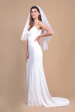 Load image into Gallery viewer, SOPHIA - Double Layer Waist Length Wedding Veil