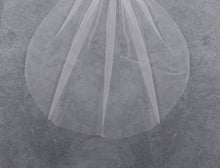 Load image into Gallery viewer, OLIVIA - Cut-Edge Hip Length Wedding Veil
