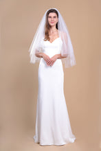 Load image into Gallery viewer, SOPHIA - Double Layer Waist Length Wedding Veil
